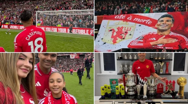 Casemiro: Bốn năm không thể quên ở Man United tràn ngập những khoảnh khắc mà tôi và gia đình sẽ nhớ suốt đời
