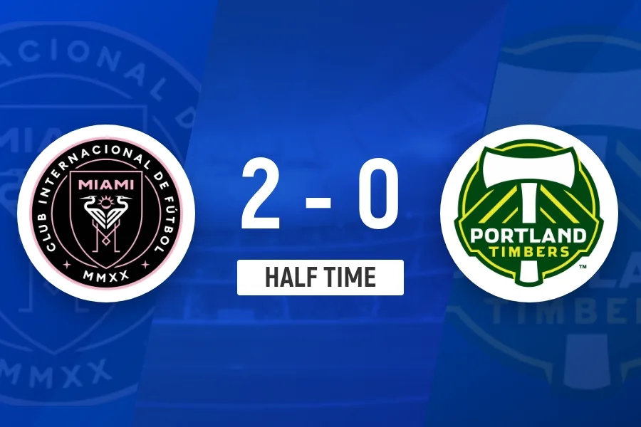 Hiệp một - Inter Miami tạm thời 2-0 Portland Timbers, Messi ghi bàn + kiến tạo từ nhiều người