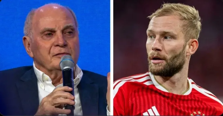 Bild: Hoeness chủ động làm hòa với Laimer trong lễ ăn mừng chức vô địch