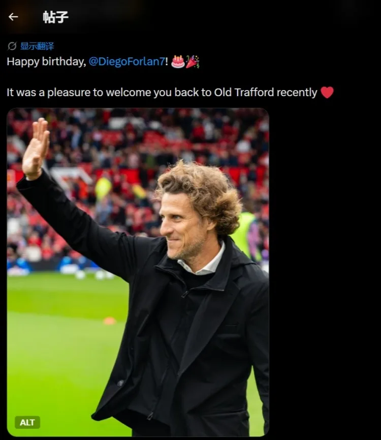 Ghi 17 bàn sau 98 lần ra sân! Man United chính thức chúc mừng cựu cầu thủ Forlan nhân sinh nhật lần thứ 47