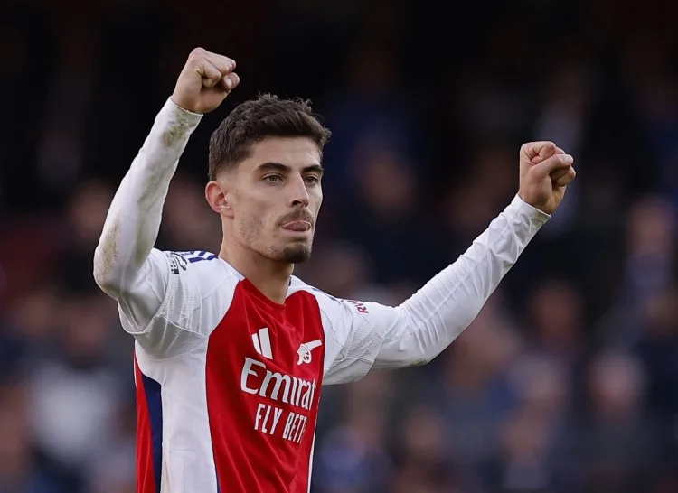 Havertz duy trì hiệu suất 0,75 bàn mỗi trận khi đá trung phong cho Arsenal