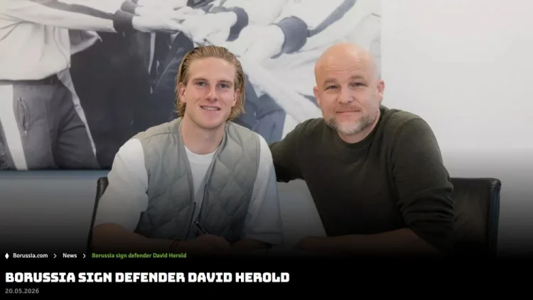 Chính thức: Borussia Monchenladbach ký hợp đồng với hậu vệ trái Herold của Karlsruhe với mức phí chuyển nhượng được cho là 3,5 triệu euro