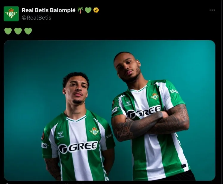 Anthony và Natan không được chọn vào đội tuyển Brazil dự World Cup, Betis đăng ảnh lên mạng xã hội ủng hộ cầu thủ