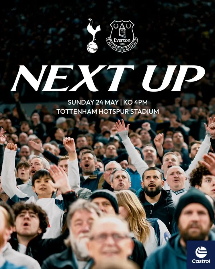Xuống hạng là đây! Tottenham tung poster trận chung kết gặp Everton: Nỗ lực cuối cùng