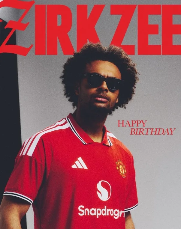 Man United chính thức gửi lời chúc mừng sinh nhật lần thứ 25 của Zirkzee. Cầu thủ này có 2 bàn thắng và 1 kiến ​​tạo sau 25 trận mùa này.