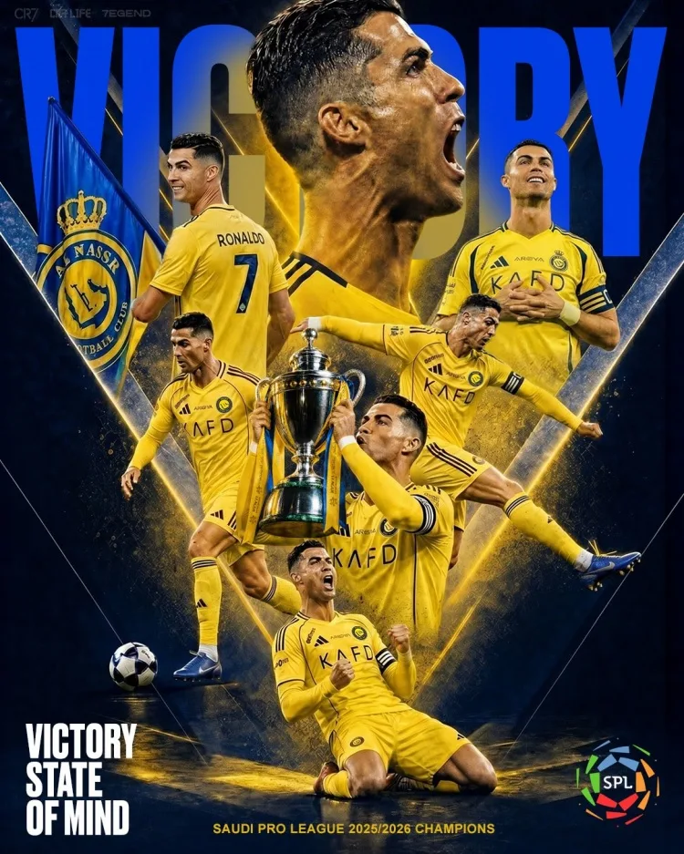 Morgan chúc mừng Ronaldo sau chức vô địch Saudi Pro League đầu tiên