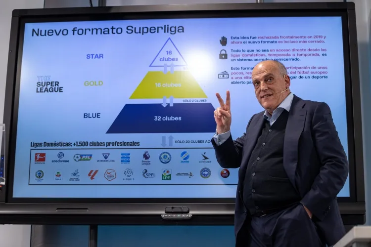 Tebas: Florentino chưa từ bỏ kế hoạch European Super League, anh ấy chỉ thay đổi chiến lược