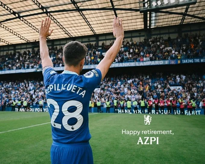17 bàn thắng và 51 đường kiến tạo sau 508 trận! Chelsea tri ân Cesar Azpilicueta: Chúc huyền thoại CLB nghỉ hưu vui vẻ!