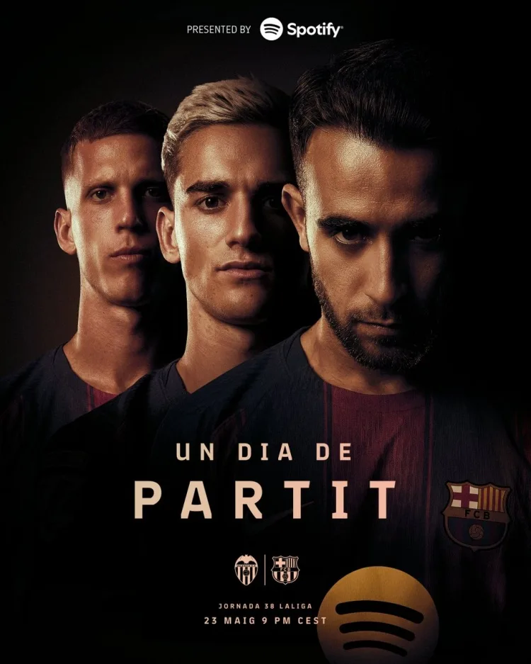 Barcelona tung poster trận chung kết: Eric Garcia, Garvey, Olmo xuất hiện