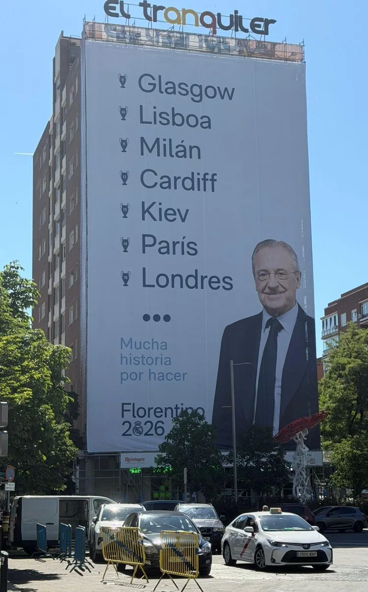 Quảng cáo chiến dịch Florentino: Đã có 7 Champions League rồi, vẫn còn rất nhiều lịch sử đang chờ được viết nên