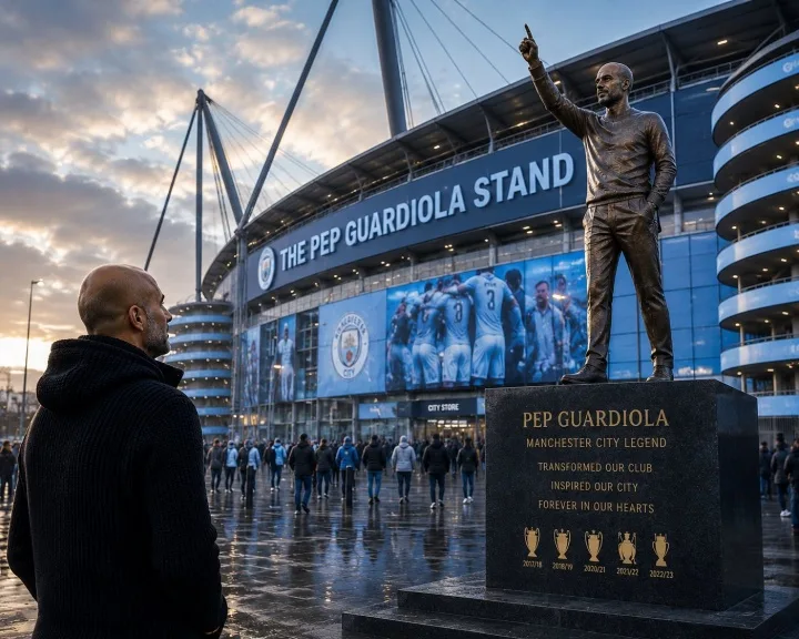 Không có kiến ​​thức trước! Guardiola nói đùa rằng ông không muốn có một bức tượng vì lũ chim sẽ ị lên đó