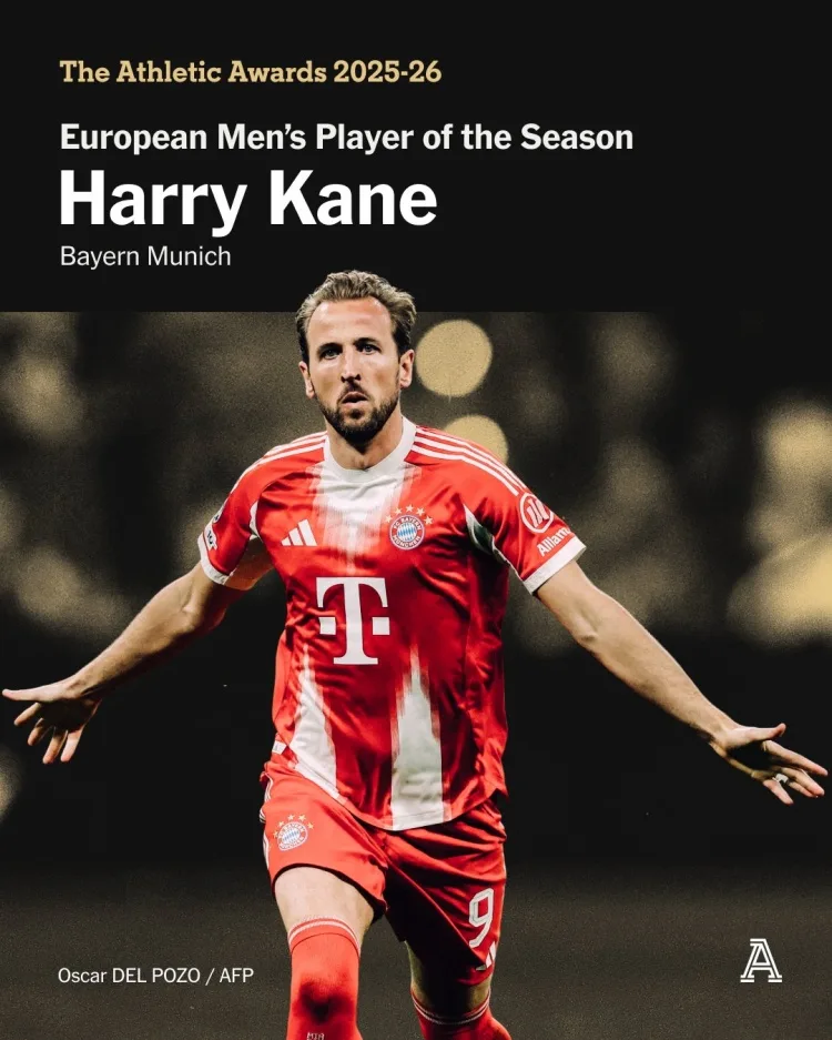 Sân 50 Bóng 58! TA chọn cầu thủ hay nhất mùa giải bóng đá châu Âu: Tiền đạo Kane của Bayern được bầu