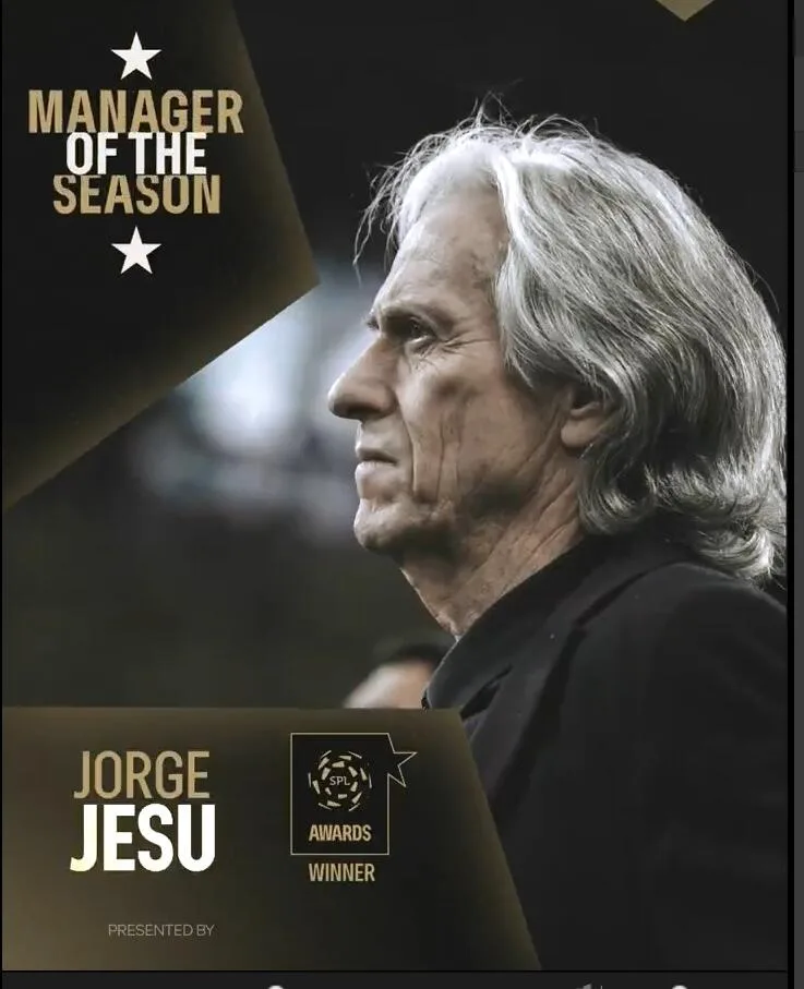 Chính thức: Huấn luyện viên Riyadh Victory Jesus được bầu là huấn luyện viên xuất sắc nhất mùa giải của Liên đoàn bóng đá Ả Rập Saudi