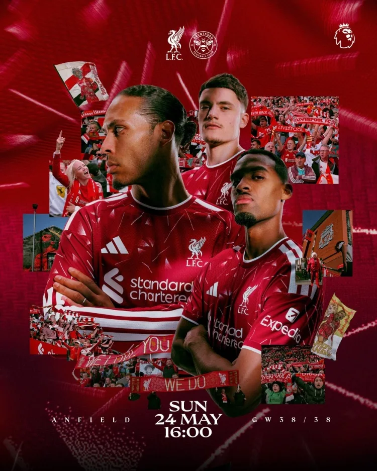 Liverpool tung poster trận đấu Brentford: Van Dijk, Wirtz và Grafenberg xuất hiện
