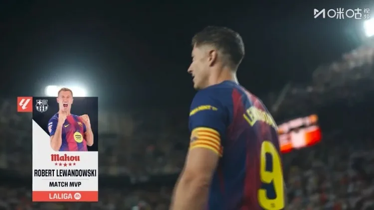 Tạm biệt mục tiêu! Quan chức La Liga: Lewandowski bầu MVP trận Barcelona vs Valencia