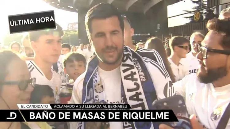 Thể thao thế giới: Ứng cử viên chủ tịch Real Madrid Enrique Riquelme xuất hiện tại Bernabeu trong màu áo Carvajal
