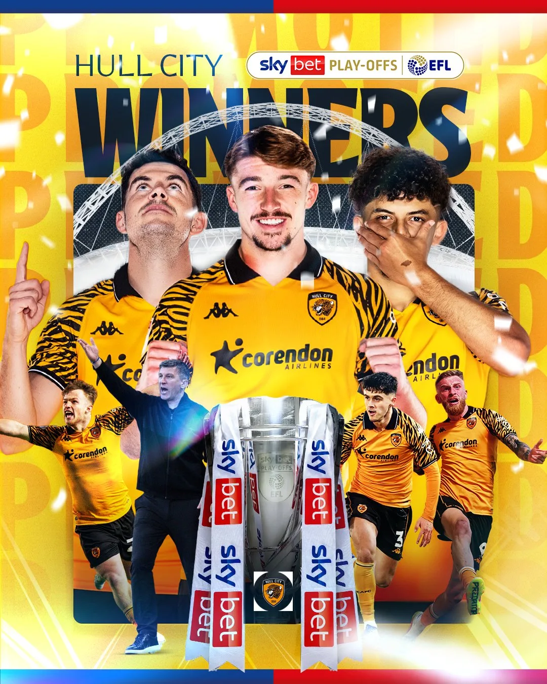 Chung kết giải vô địch Anh: Hull City đón chuyến tàu cuối cùng bắt tay Coventry và E-town tiến lên Premier League mùa sau