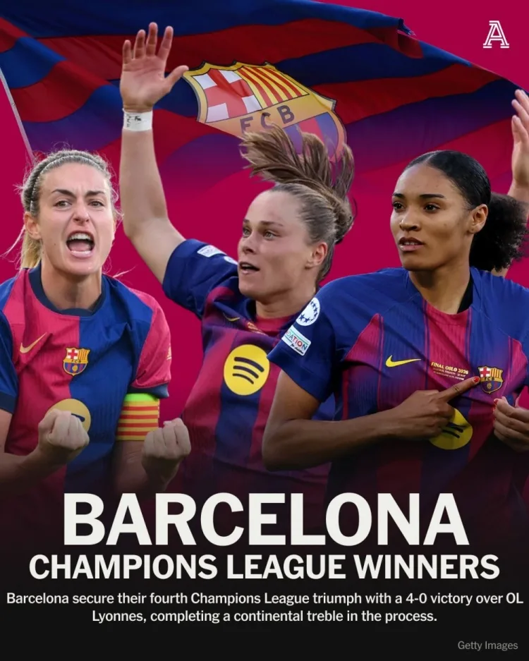 Với chiến thắng 4-0, Barcelona đã tự lập kỷ lục về tỷ số chiến thắng cách biệt lớn nhất trong một trận chung kết Champions League nữ.