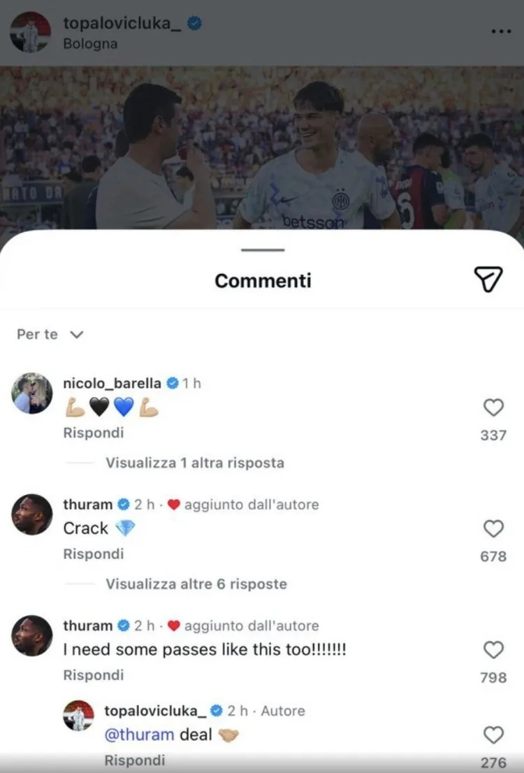 Cầu thủ trẻ 20 tuổi của Inter Milan ăn mừng pha kiến ​​tạo đầu tiên ở Serie A. Thuram: Tôi cũng cần kiểu kiến ​​tạo này