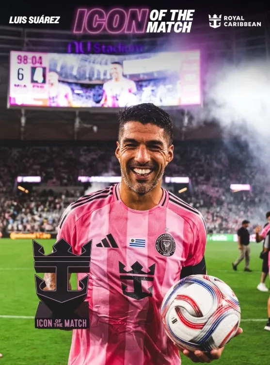 Hãy đội mũ để giúp Inter Miami 6-4 giành chiến thắng! Chính thức: Suarez được bầu là cầu thủ xuất sắc nhất trận