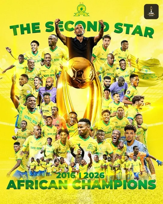 Mamelodi Sundowns thưởng trọn 6 triệu USD chức vô địch cho cầu thủ và ban huấn luyện