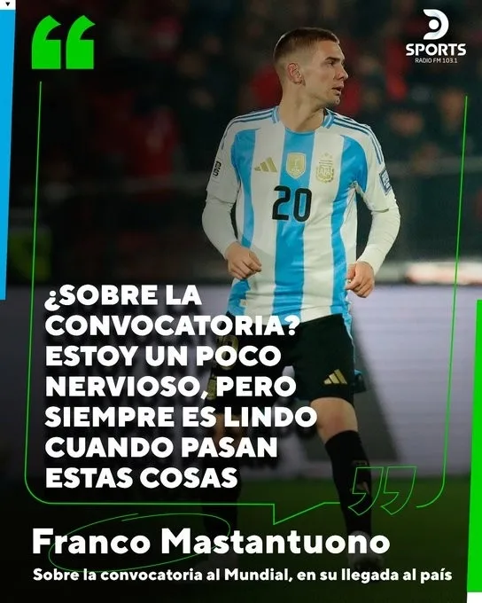 Mastantono: Tôi đã học được rất nhiều điều ở Real Madrid và tôi luôn nhớ Argentina