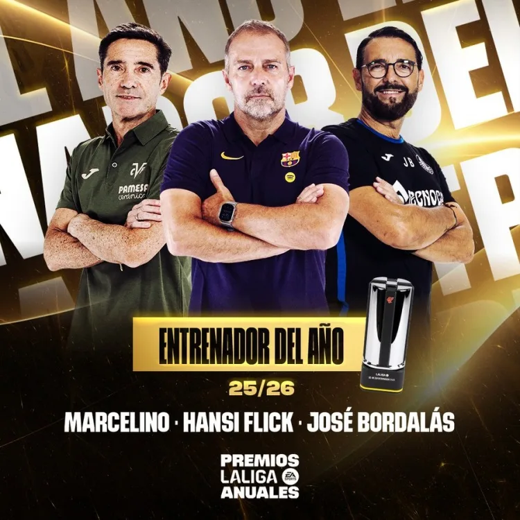Ứng viên HLV xuất sắc nhất mùa giải La Liga: Flick, Marcelino, Bordalas
