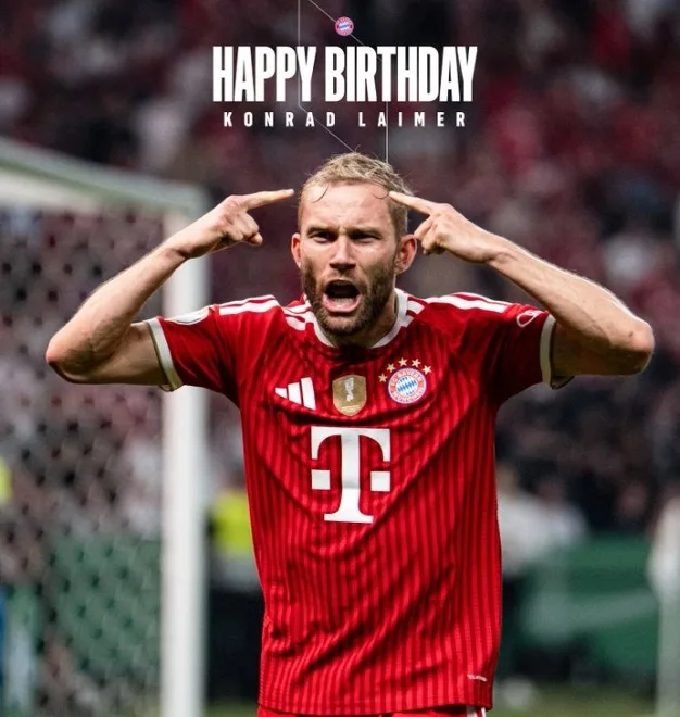Hợp đồng của Laimer sẽ hết hạn vào mùa hè năm sau! Quan chức Bayern Munich: Chúc mừng sinh nhật 29 tuổi 