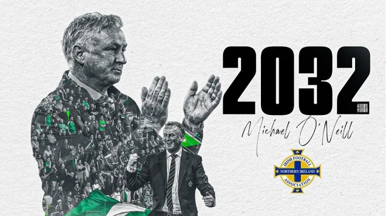 Quan chức LĐBĐ Bắc Ireland: Gia hạn hợp đồng với HLV ĐTQG Michael O'Neill đến năm 2032