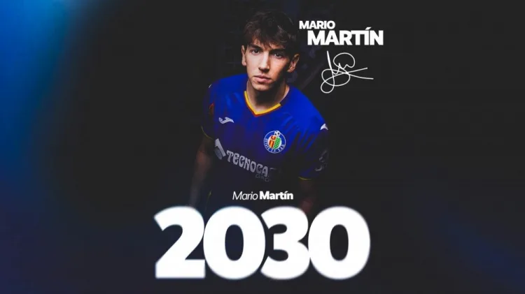 Chính thức: Getafe mua đứt tiền vệ Mario Martin của Real Madrid, ký hợp đồng đến năm 2030