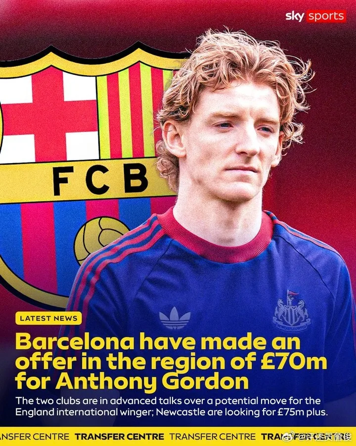 Zhan Jun: Nếu Barcelona có được Gordon, họ có gia hạn hợp đồng với Rashford không? Tottenham cần Robertson trong phòng thay đồ