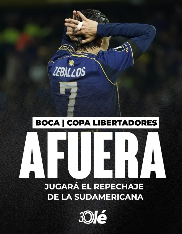 Boca bị loại ở vòng bảng Copa Libertadores lần đầu tiên kể từ năm 1994, sau 19 lần thăng hạng liên tiếp
