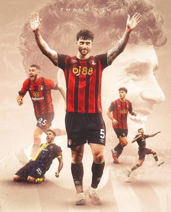 Có thông tin cho rằng anh có thể gia nhập Tottenham mà không cần xin visa! Bournemouth chia tay Senesi: Đấu sĩ! cảm ơn bạn vì tất cả mọi thứ