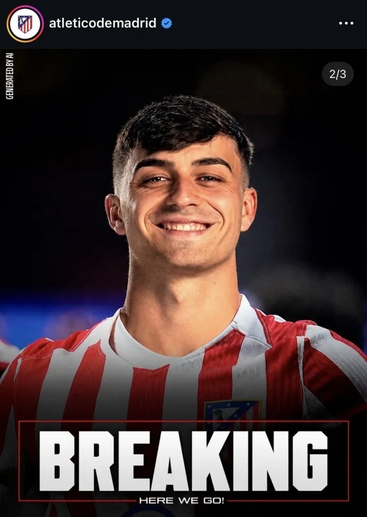 Làn sóng thứ hai đang đến! Quan chức Atletico Madrid đăng ảnh Pedri: Tăng giá vé 6, bắt đầu thôi!