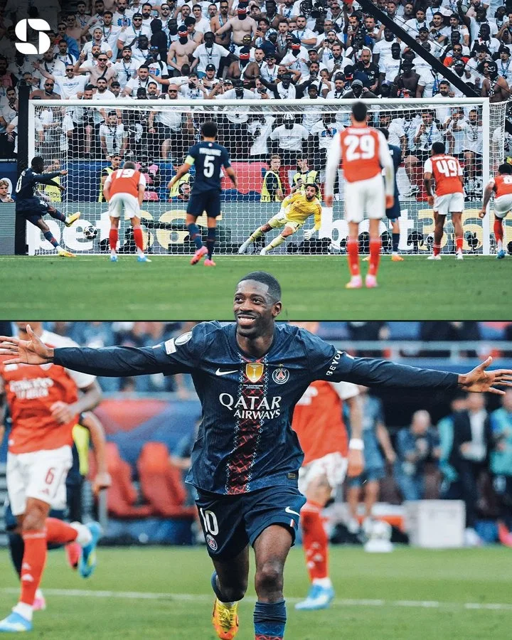 Dembele đã ghi bàn 16 ở Champions League kể từ mùa giải trước, lần đầu tiên ghi bàn trong trận chung kết