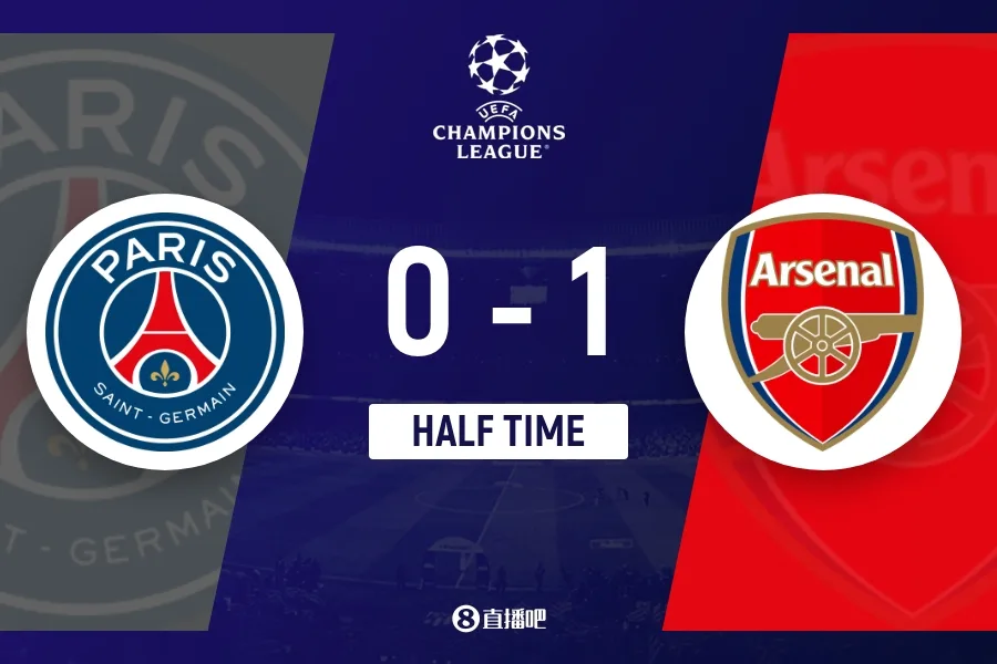 Hiệp một - Arsenal tạm thời 1-0 Paris. Havertz hạ gục Saka vì dùng tay chơi bóng ở phút thứ 6. Paris phàn nàn vô ích