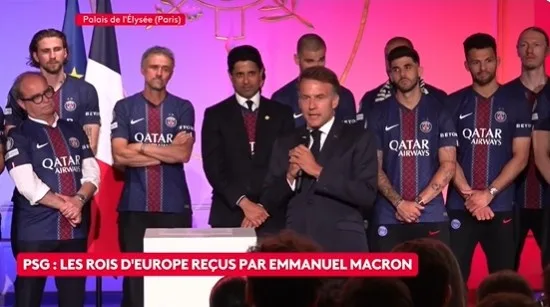 Macron chúc mừng toàn đội Paris: Các bạn là niềm tự hào của Paris và toàn nước Pháp