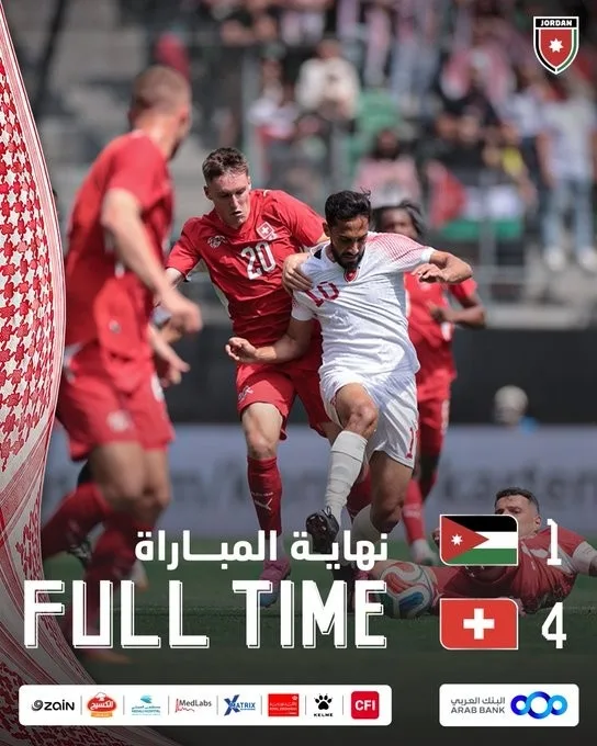 Giao hữu-Thụy Sĩ 4-1 Jordan: Embolo và Xhaka ghi bàn, Ndoye và Fasnacht ghi bàn