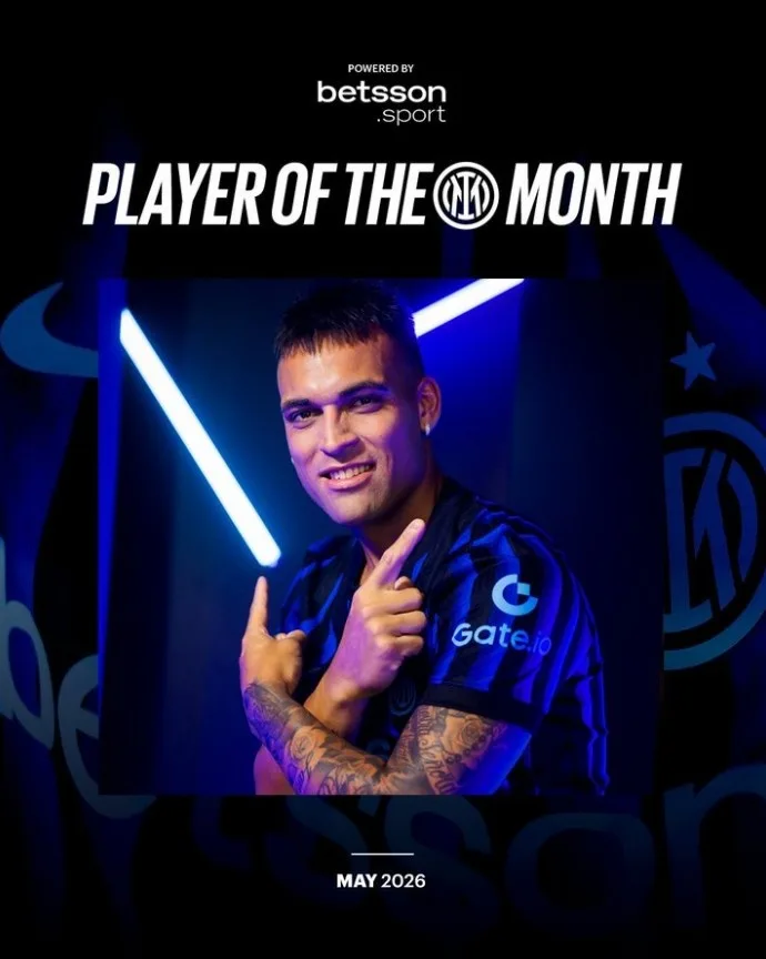 Chính thức: Lautaro được bầu là Cầu thủ xuất sắc nhất tháng 5 của Inter Milan, đóng góp 2 bàn thắng và 2 đường kiến ​​tạo sau 5 trận