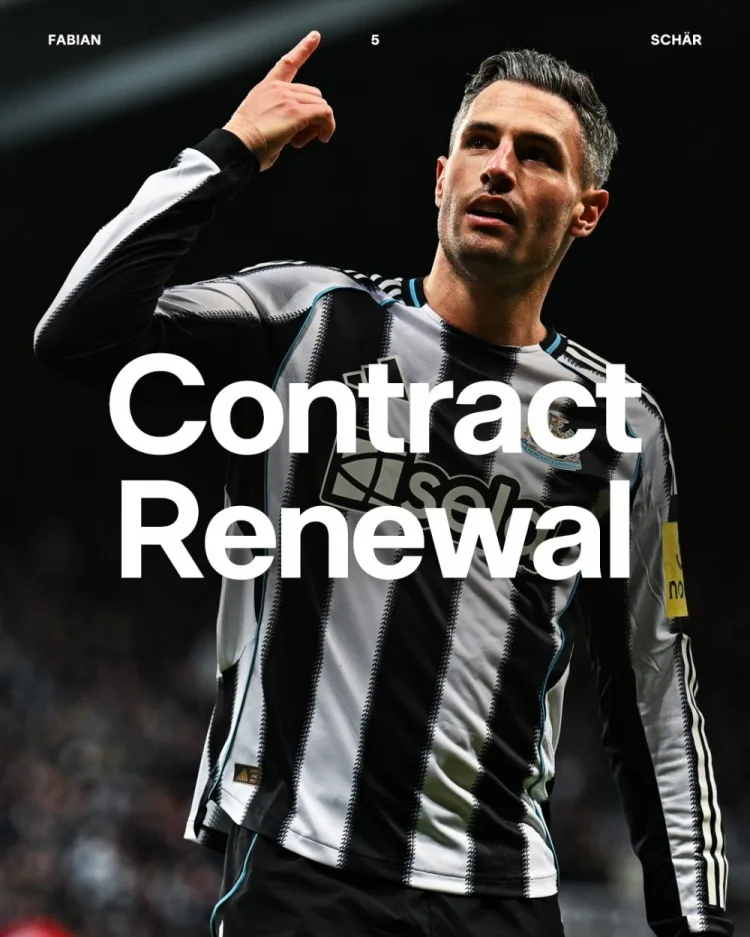 Chính thức: Newcastle United gia hạn hợp đồng với trung vệ 26-27 tuổi Fabian Schaal đến hết mùa giải (34) (26) (27)