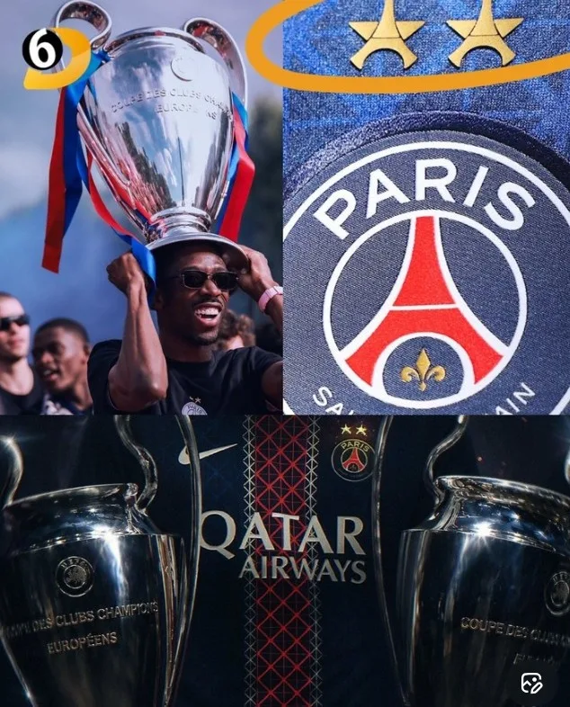 PSG gắn ngôi sao thứ hai lên logo sau chức vô địch Champions League