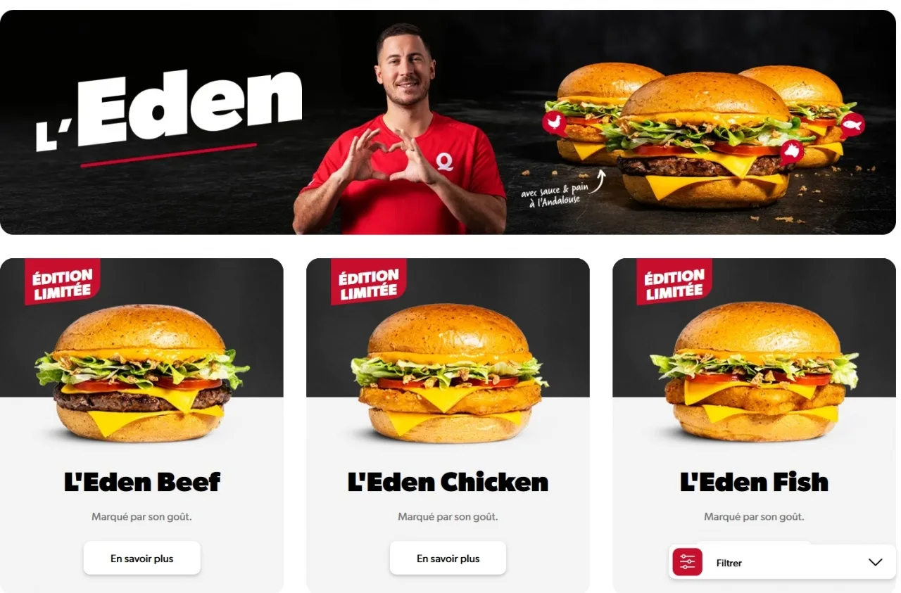 Lựa chọn của Burger King! Azar ra mắt ba loại burger cá nhân: burger bò, burger gà, burger cá