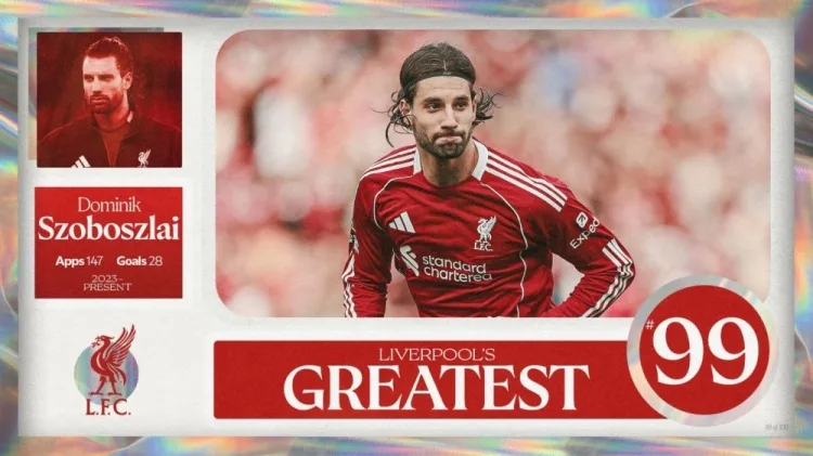 Số 99 huyền thoại Liverpool: Szoboszlai - cầu thủ chậm chạp toàn diện không biết mệt mỏi