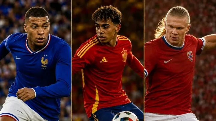 18 Ông tỷ phú! Danh sách cầu thủ đáng giá ở World Cup: Yamal & Haaland & Kylian Mbappé 2 tỷ euro 1