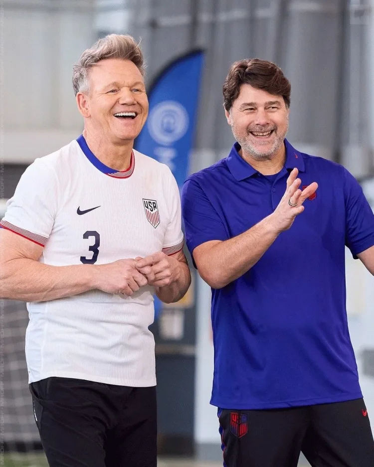Pochettino làm khách mời đặc biệt trên MasterChef, ghi hình chương trình cùng Gordon Ramsay