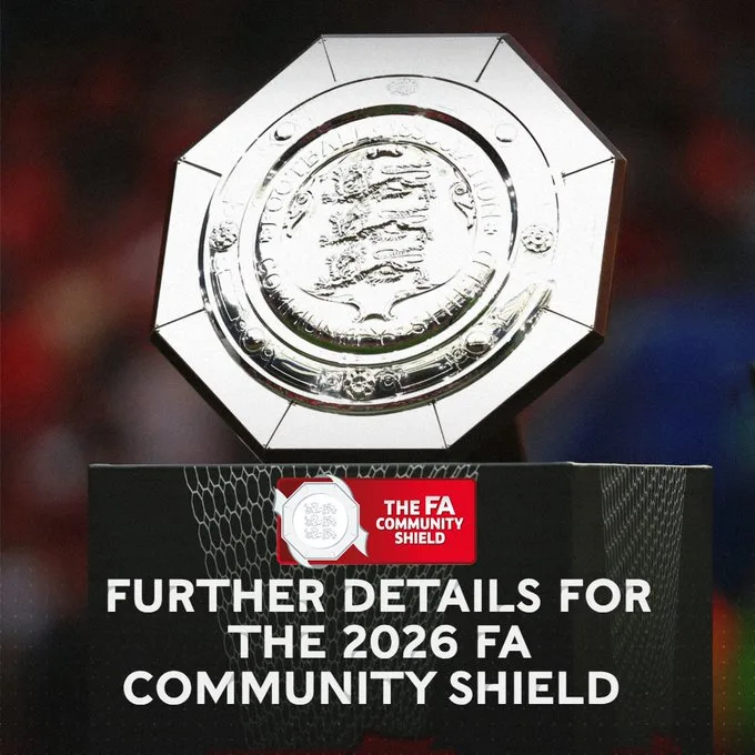 Chính thức: Arsenal vs Manchester City ở trận Community Shield sẽ khởi tranh lúc 22h ngày 16/8, giờ Bắc Kinh