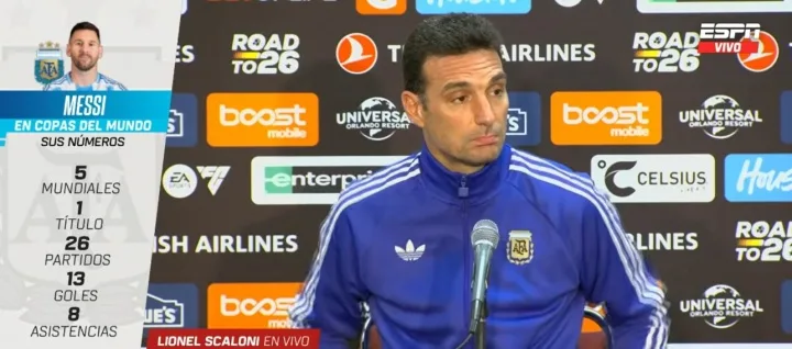 Scaloni: Tôi đã mong đợi Messi sẽ thông báo về việc tham dự World Cup nhưng anh ấy lại nói sẽ không đưa ra thông báo và phải đợi công bố danh sách