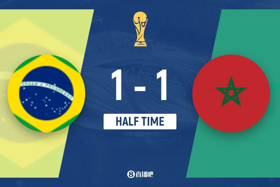 Hết hiệp 1: Brazil 1-1 Morocco, Vinicius đáp trả sau bàn mở tỷ số của Saibari