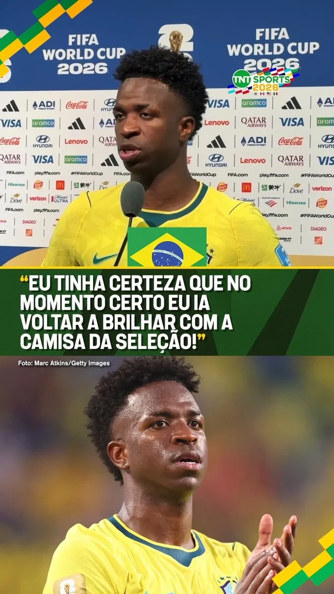 Vinicius: Tôi luôn tin mình có thể thi đấu tốt trong màu áo đội tuyển Brazil và World Cup là sân khấu trong mơ