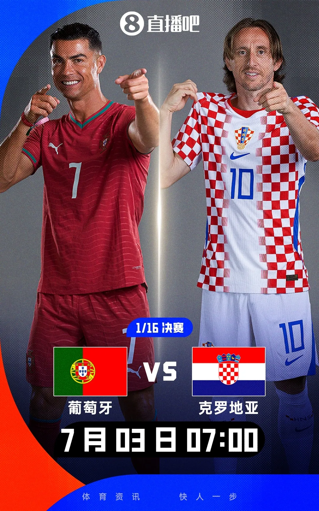 Bồ Đào Nha gặp Croatia ở vòng 1/16 World Cup 2026, Ronaldo tái ngộ Modric